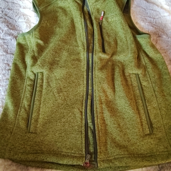 EUC Orvis Men's Green Fleece Vest - Picture 1 of 5